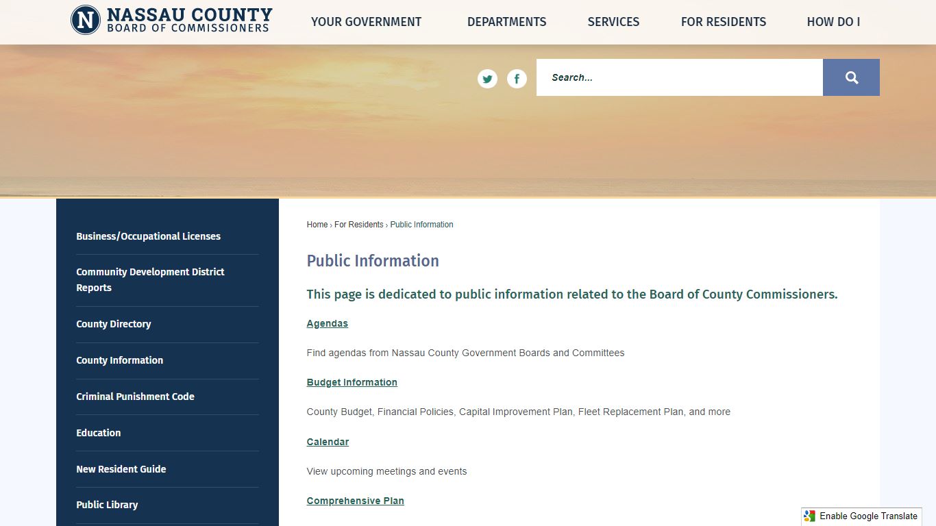 Public Information | Nassau County - Official Website